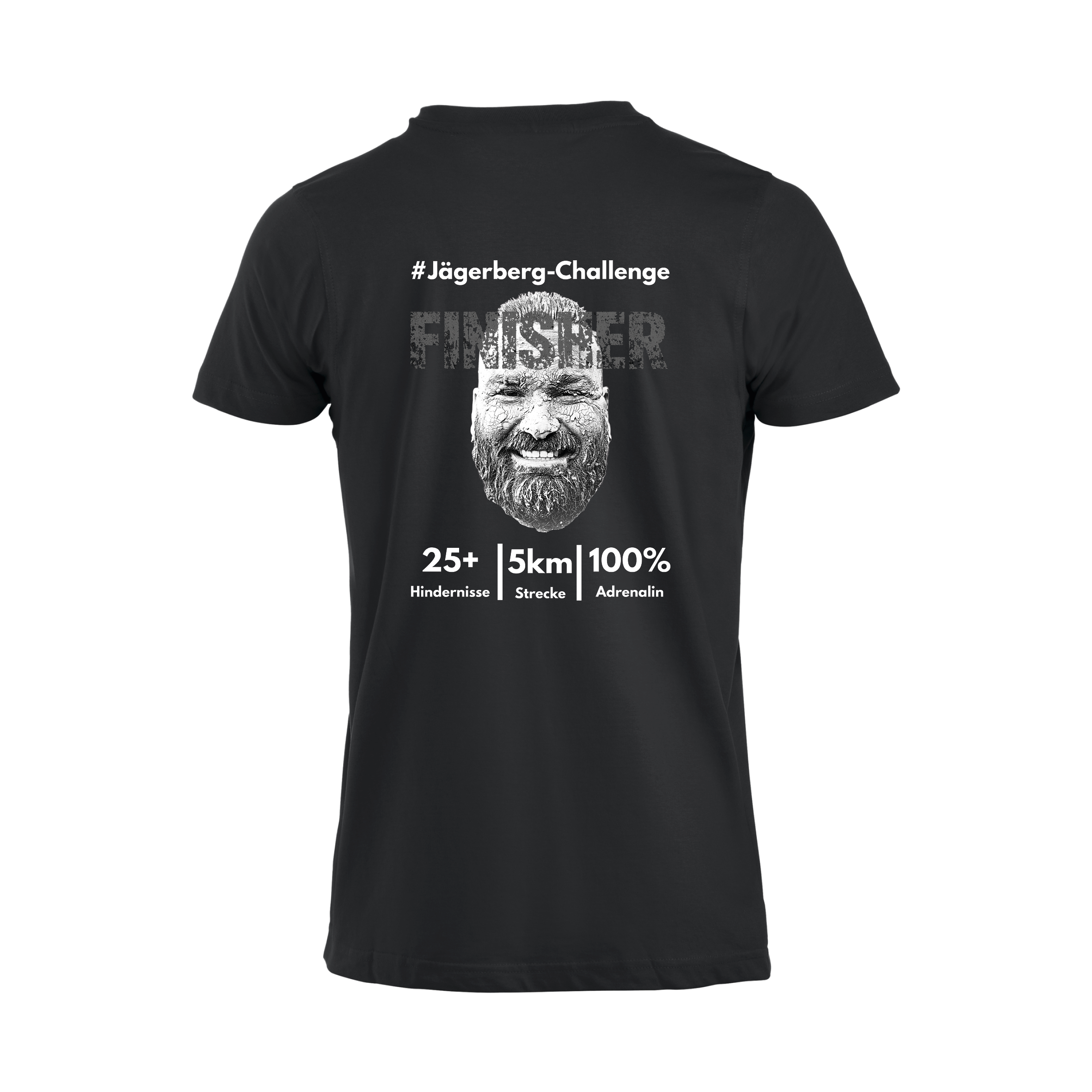 Finisher-Shirt - Motiv "Schlammgesicht"